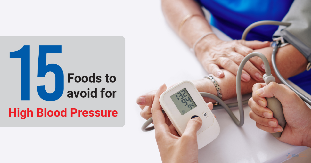 Foods to avoid for high blood pressure